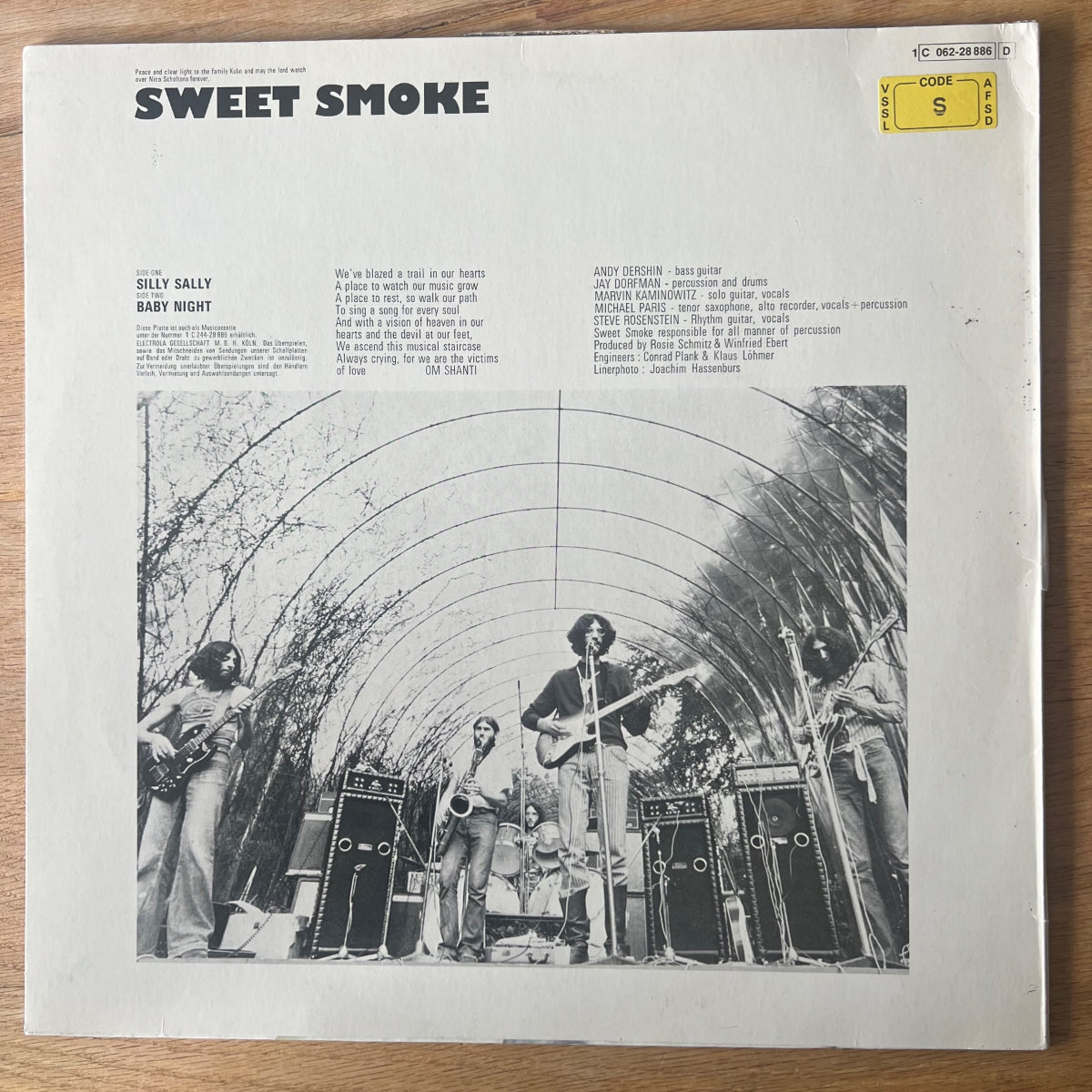 Sweet Smoke - Just A Poke / 1. D-Press. 1970 - (M-/VG+)