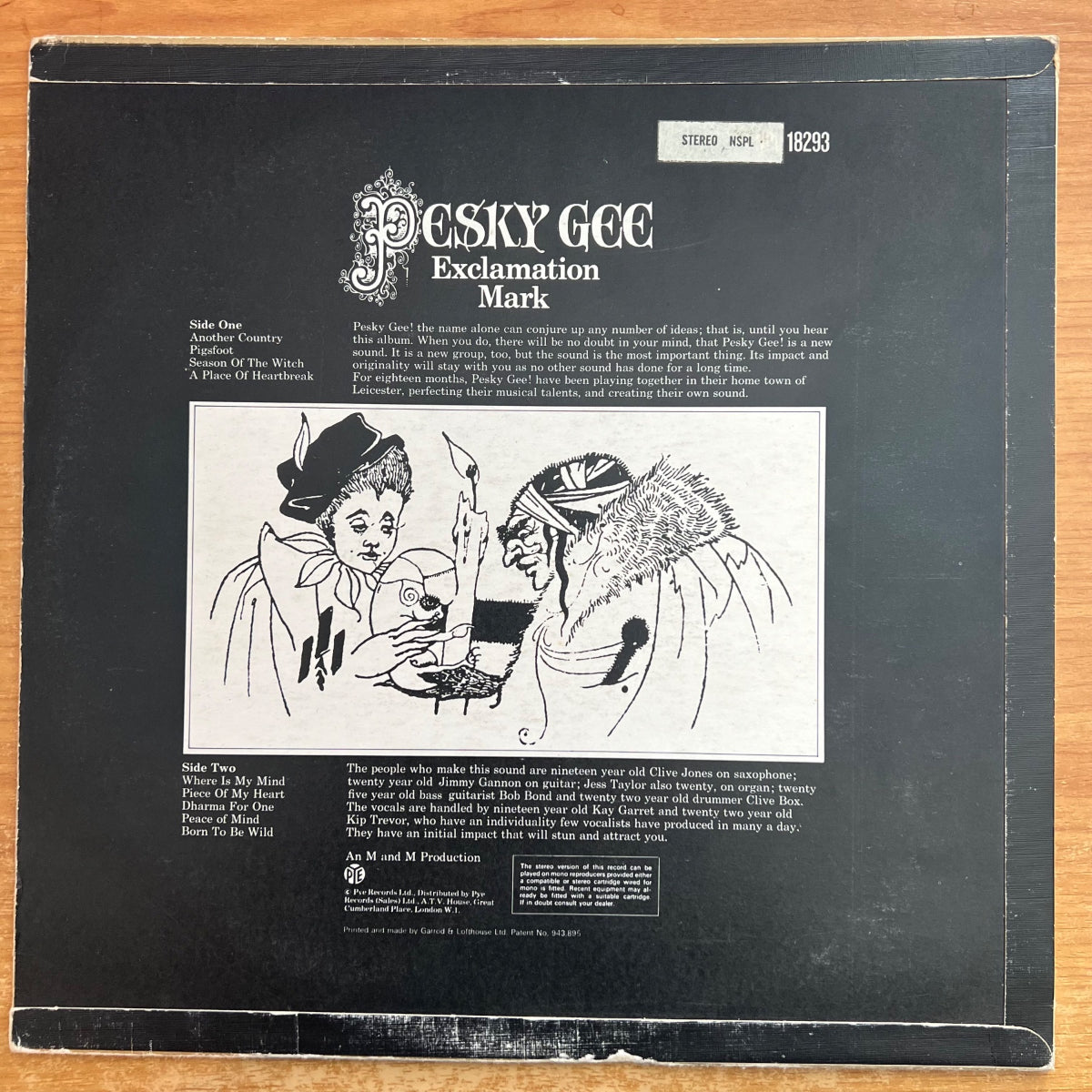 Pesky Gee - Exclamation Mark / 1. UK-Press. 1969 - (VG++/VG+)