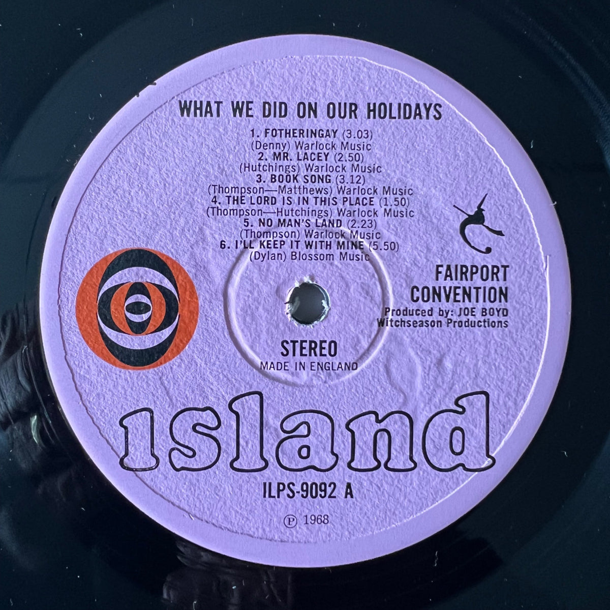 Fairport Convention - What We Did On Our Holidays / 1. UK-Press. 1968 - (M-/VG+)