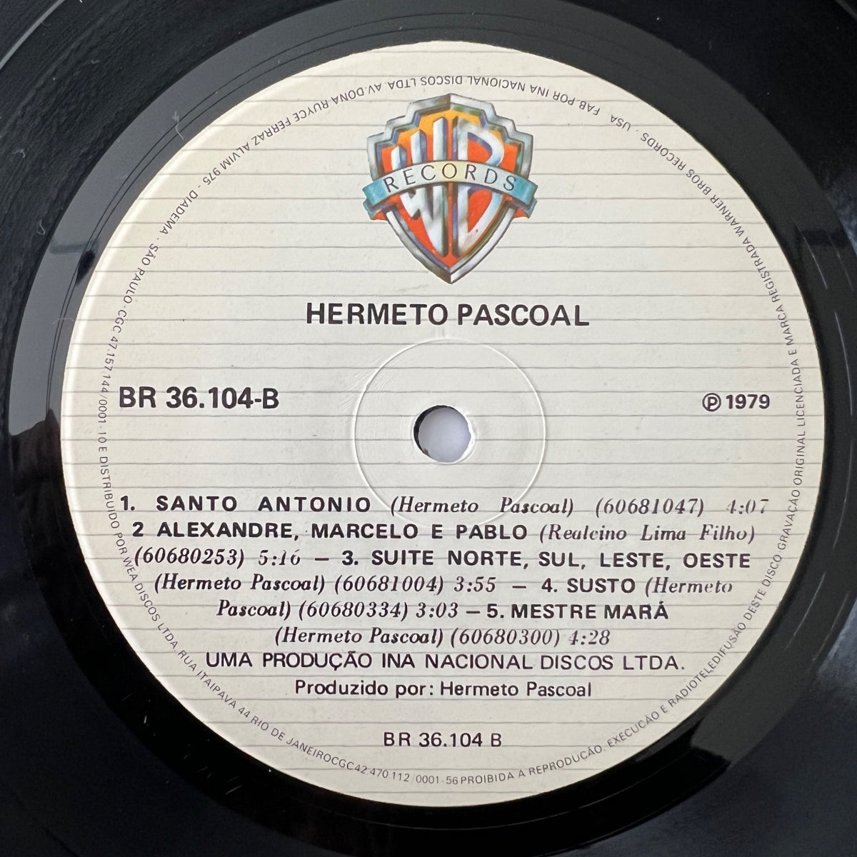 Hermeto Pascoal - Zabumbê-Bum-á / 1. Brasil-Press. 1979 - (M-/M-)