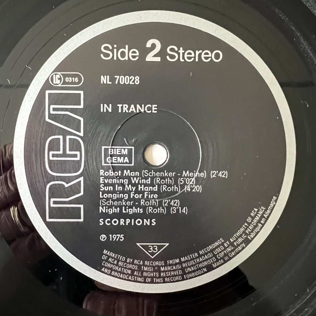 Scorpions - In Trance / D-Press. 1983 - (M-/M-)
