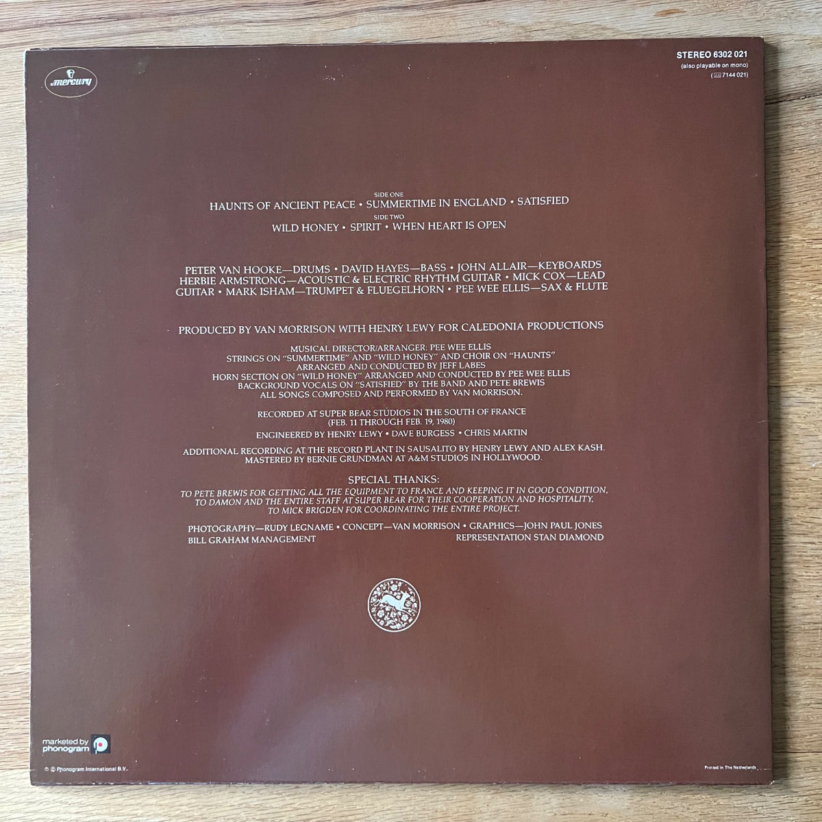 Van Morrison - Common One / 1. NL-Press. 1980 - (M-/M-)