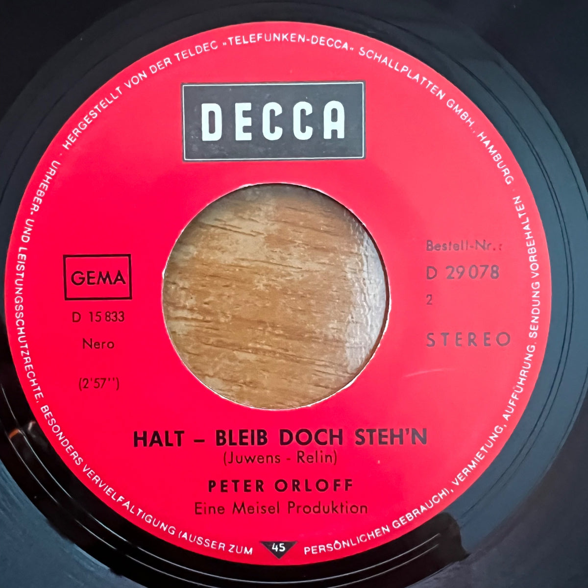 Peter Orloff - Ein Mädchen Für Immer / 1. D-Press. 1971 - (VG++/VG++)