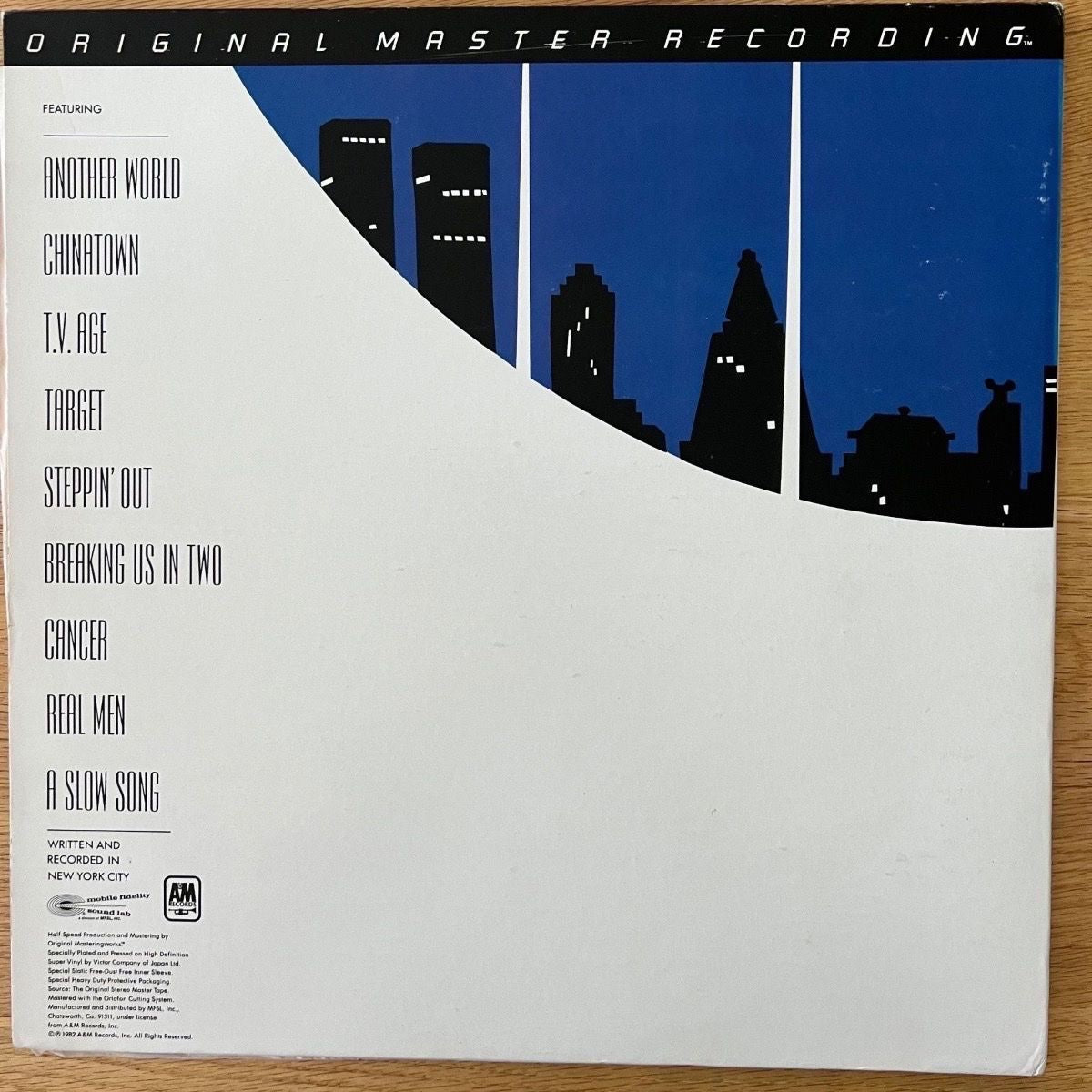 Joe Jackson - Night And Day / Audiophile MFSL 1983 - (M-/VG++)