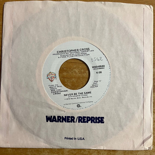 Christopher Cross - Never Be The Same / 1. US-Press. 1980 - (M-/VG++)