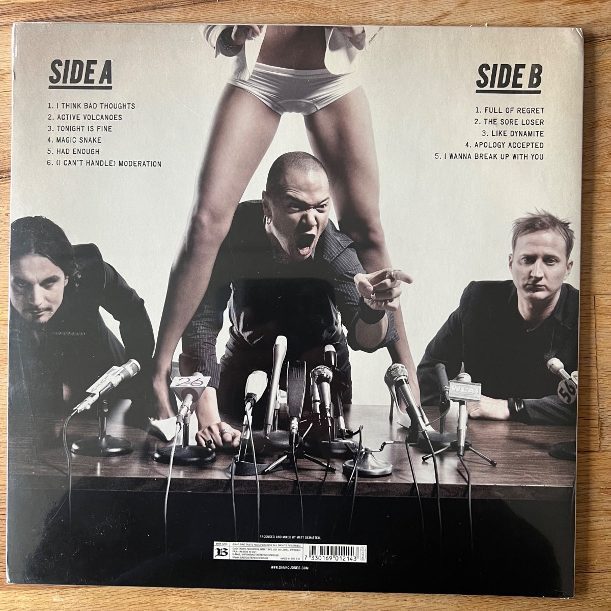 Danko Jones - Below Belt / 1. EU-Press. 2010 - (Mint/M-)