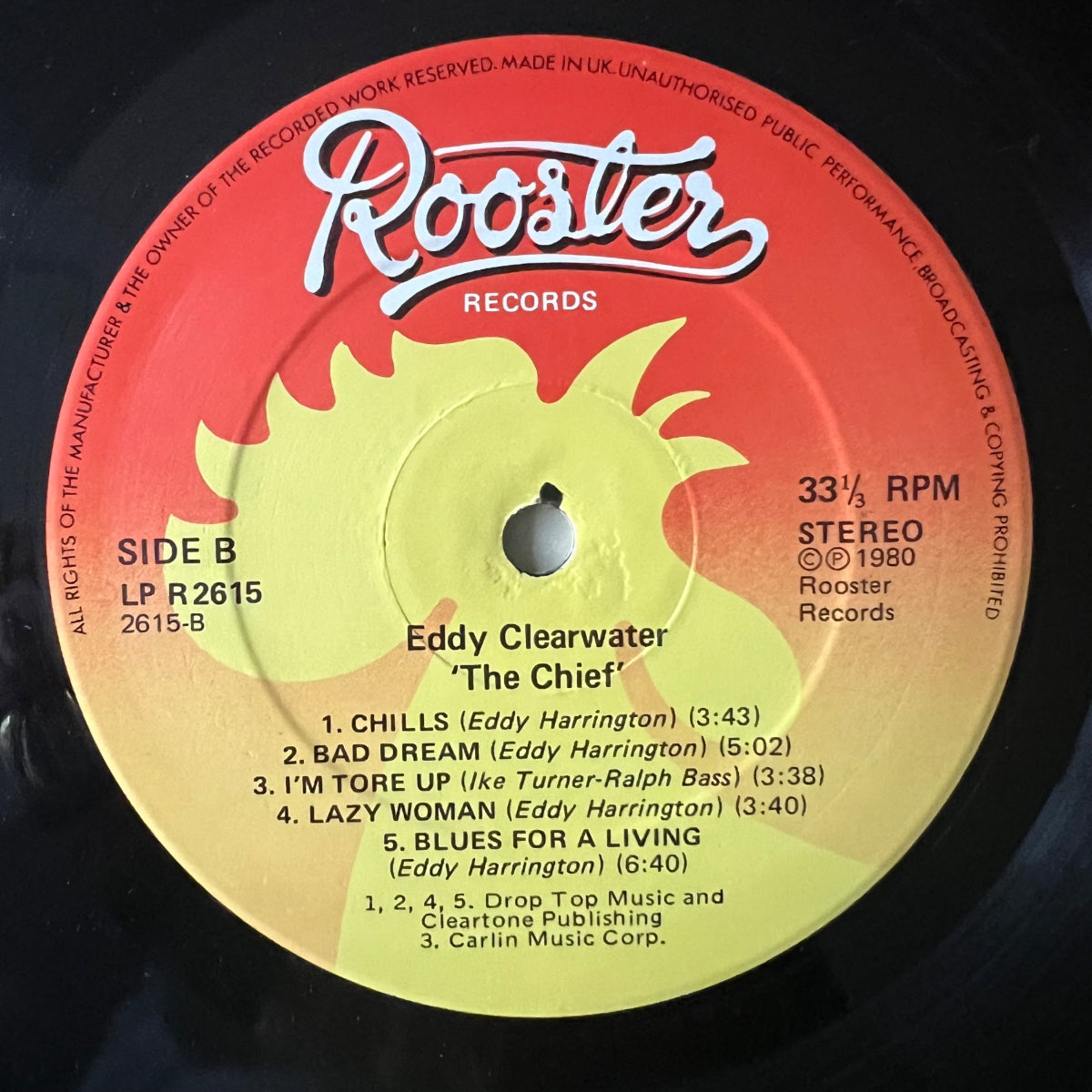 Eddy Clearwater - The Chief / 1. US-Press. 1980 - (VG++/VG++)