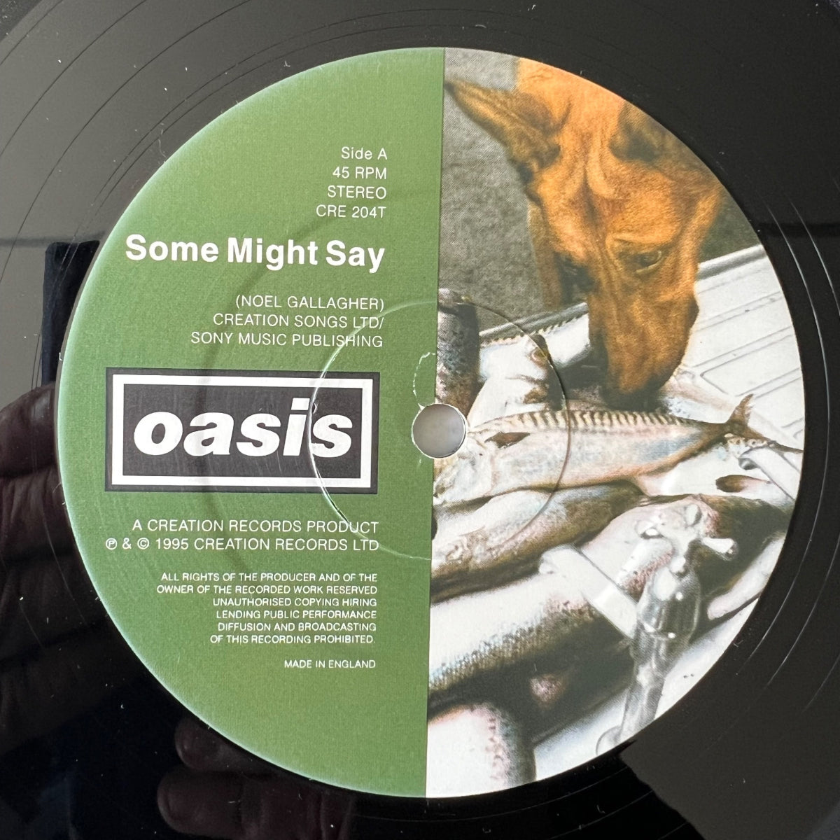 Oasis - Some Might Say / 12" Maxi - 1. UK-Press. 1995 - (M-/M-)