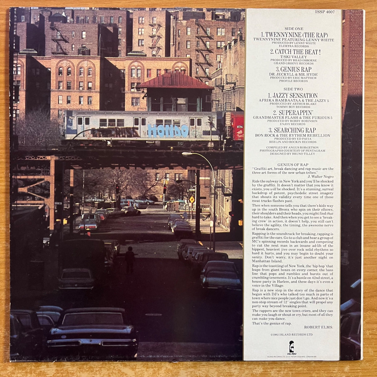 Various Artists - Genius Of Rap / 1. UK-Press. 1982 - (M-/M-)