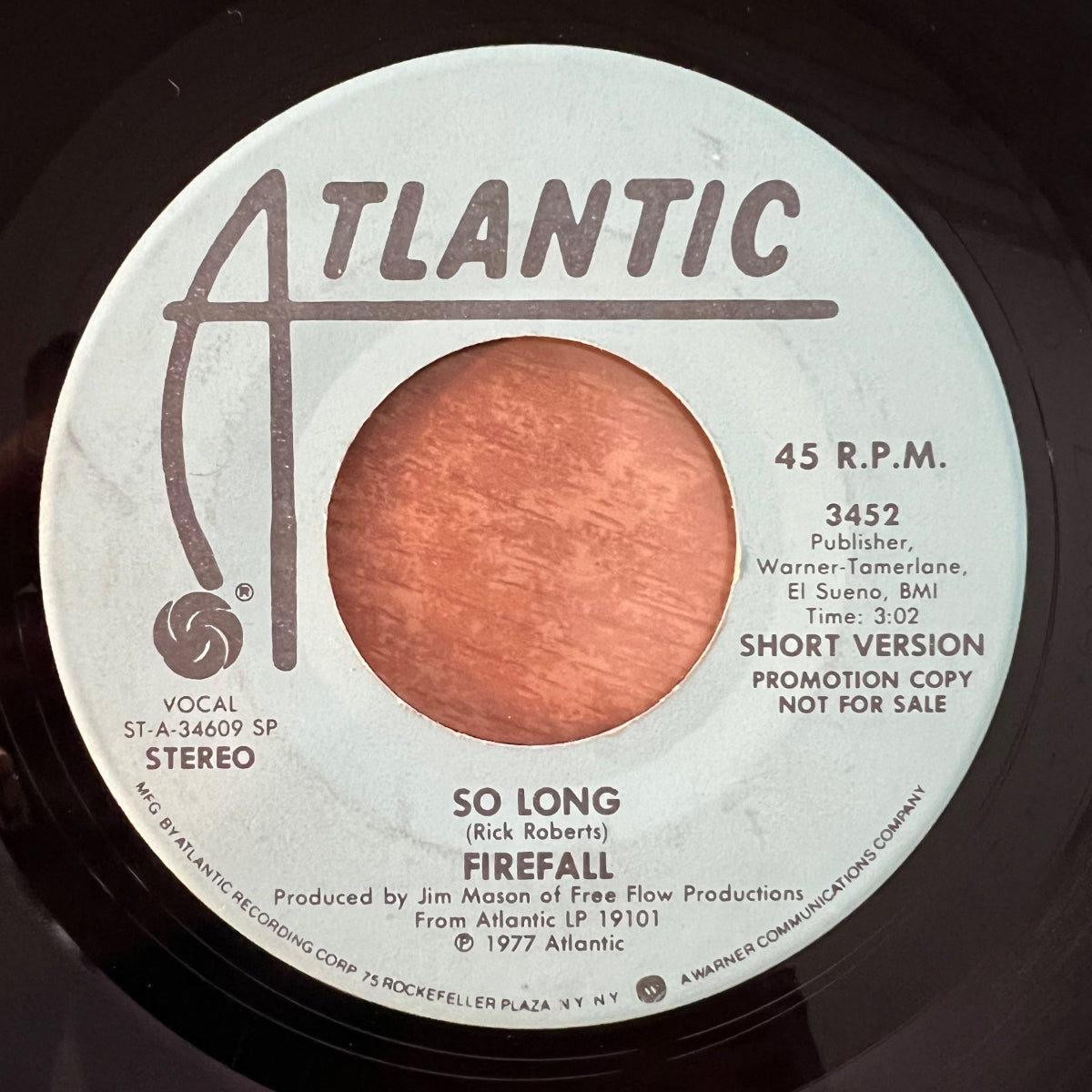 Firefall - So Long / US-Promo 1978 - (VG+/Neutral)