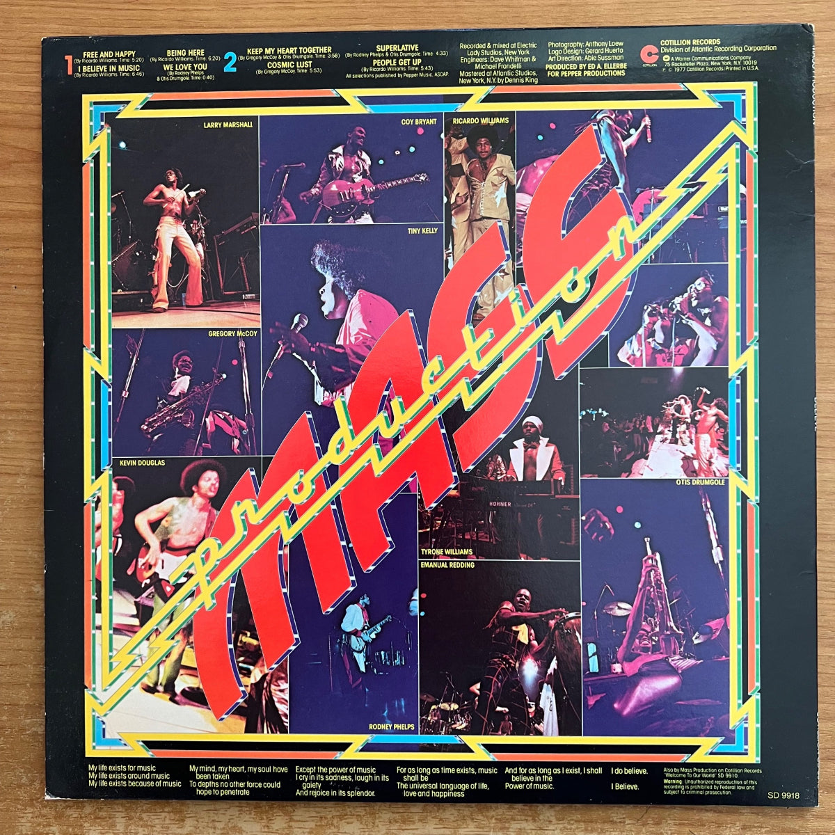 Mass Production - Believe / 1. US-Press. 1977 - (M-/VG++)