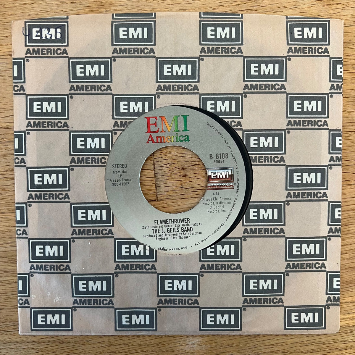 J. Geils Band - Freeze Frame / 1. US-Press. 1981 - (M-/M-)