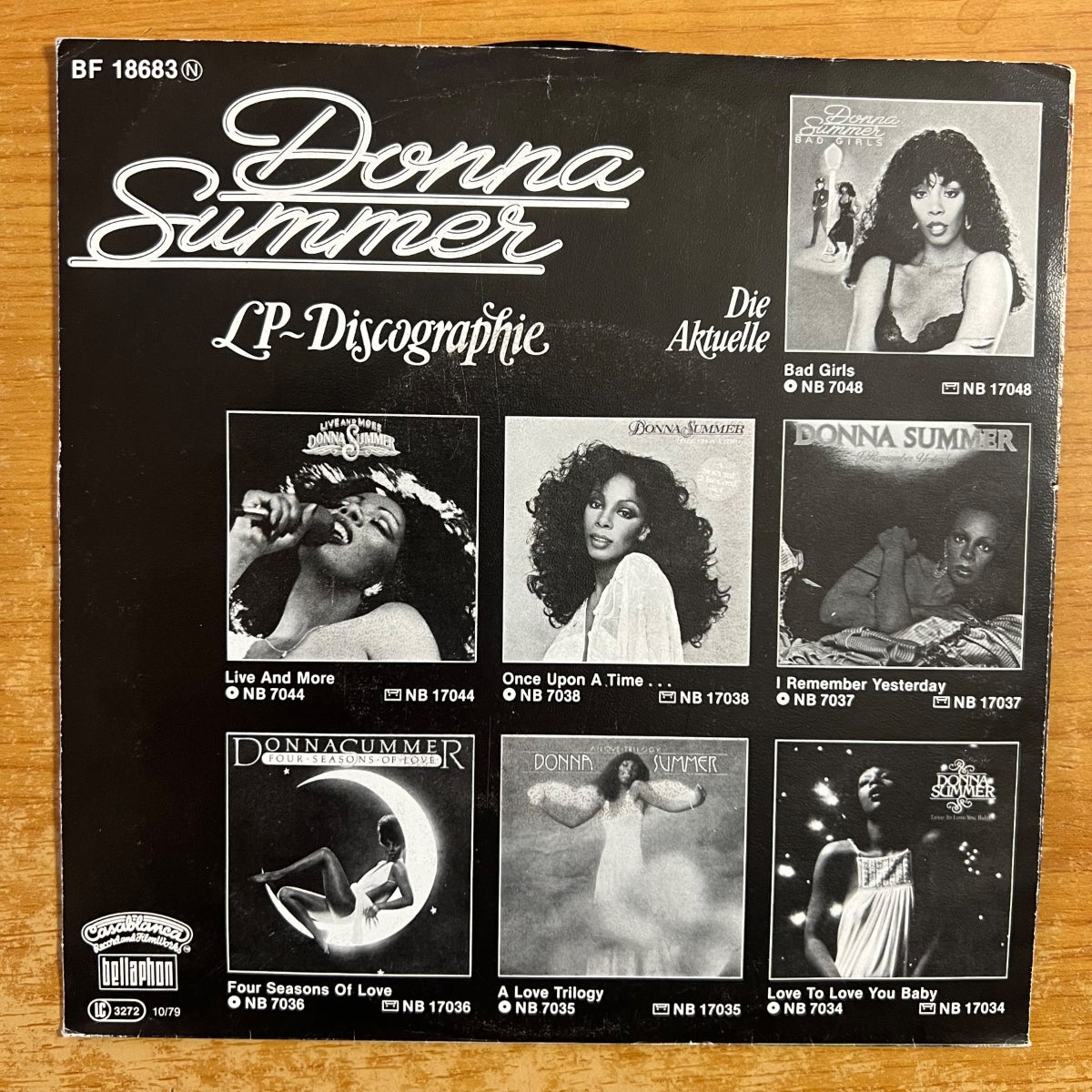 Donna Summer - Dim All The Lights / 1. D-Press. 1979 - (M-/M-)