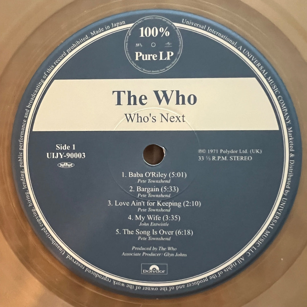 Who - Who's Next / Japan-Press. 2012 - Audiophile Edition - (Mint)