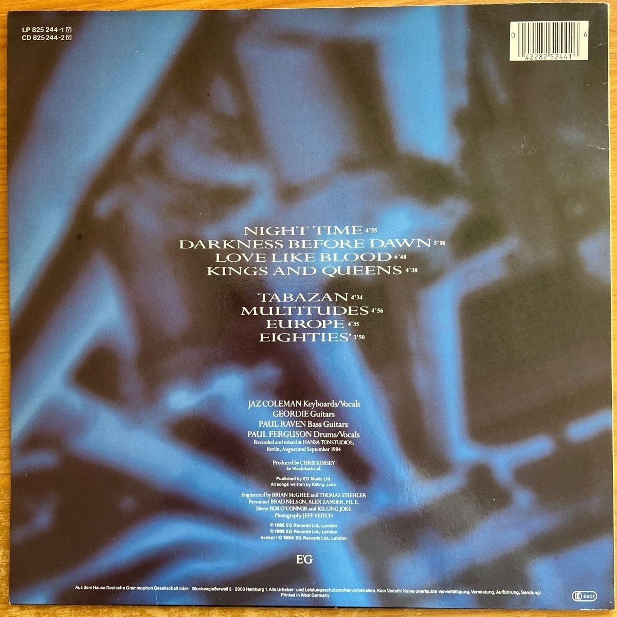 Killing Joke - Night Time / 1. D-Press. 1985 - (M-/M-)