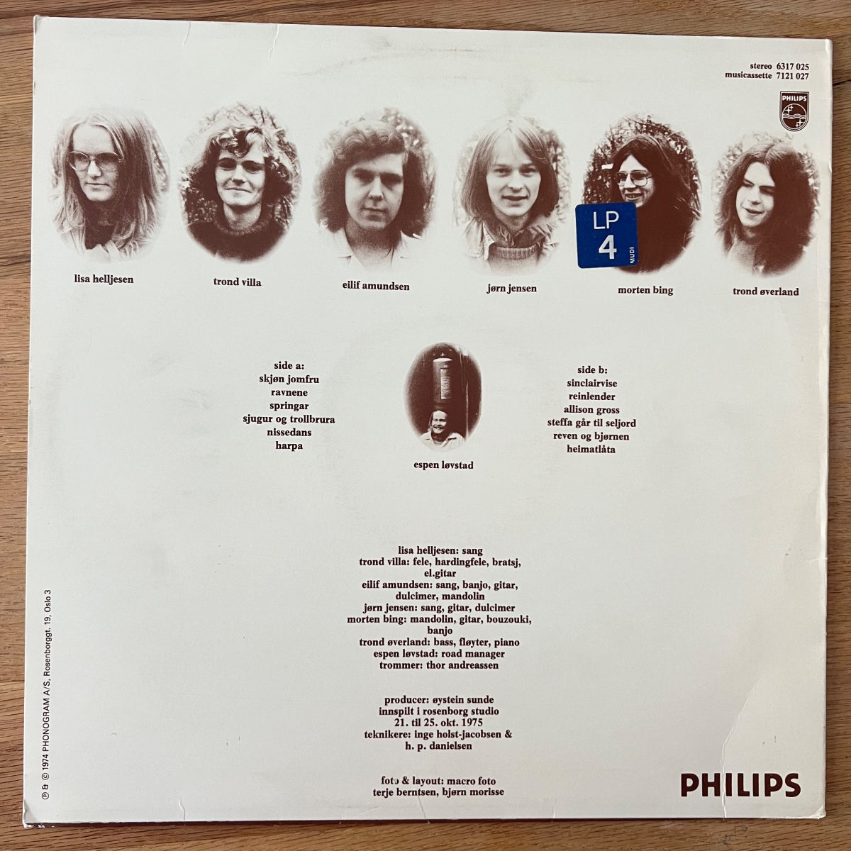 Folque - Same / 1. Norway-Press. 1974 - (VG++/VG+)