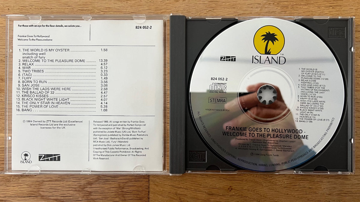 Frankie Goes To Hollywood - Welcome To The Pleasuredome / 1. France-Press. 1985 - (M-/M-)