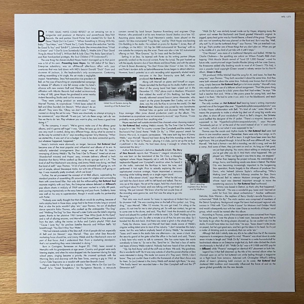 Isaac Hayes - Hot Buttered Soul / Audiophile MFSL 2005 - (Mint/M-)