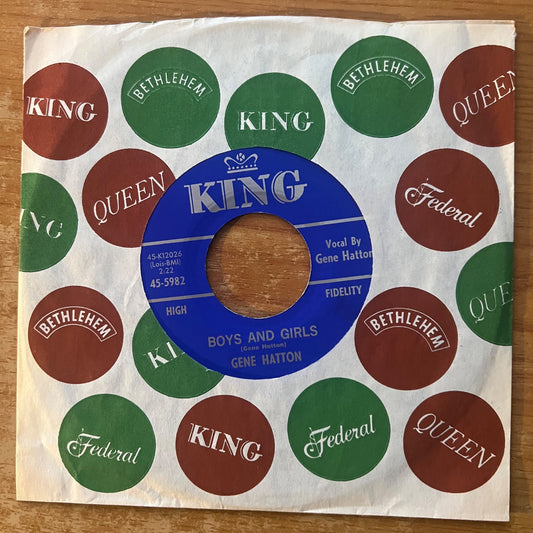 Gene Hatton - Boys And Girls / 1. US-Press. 1965 - (M-/VG++)