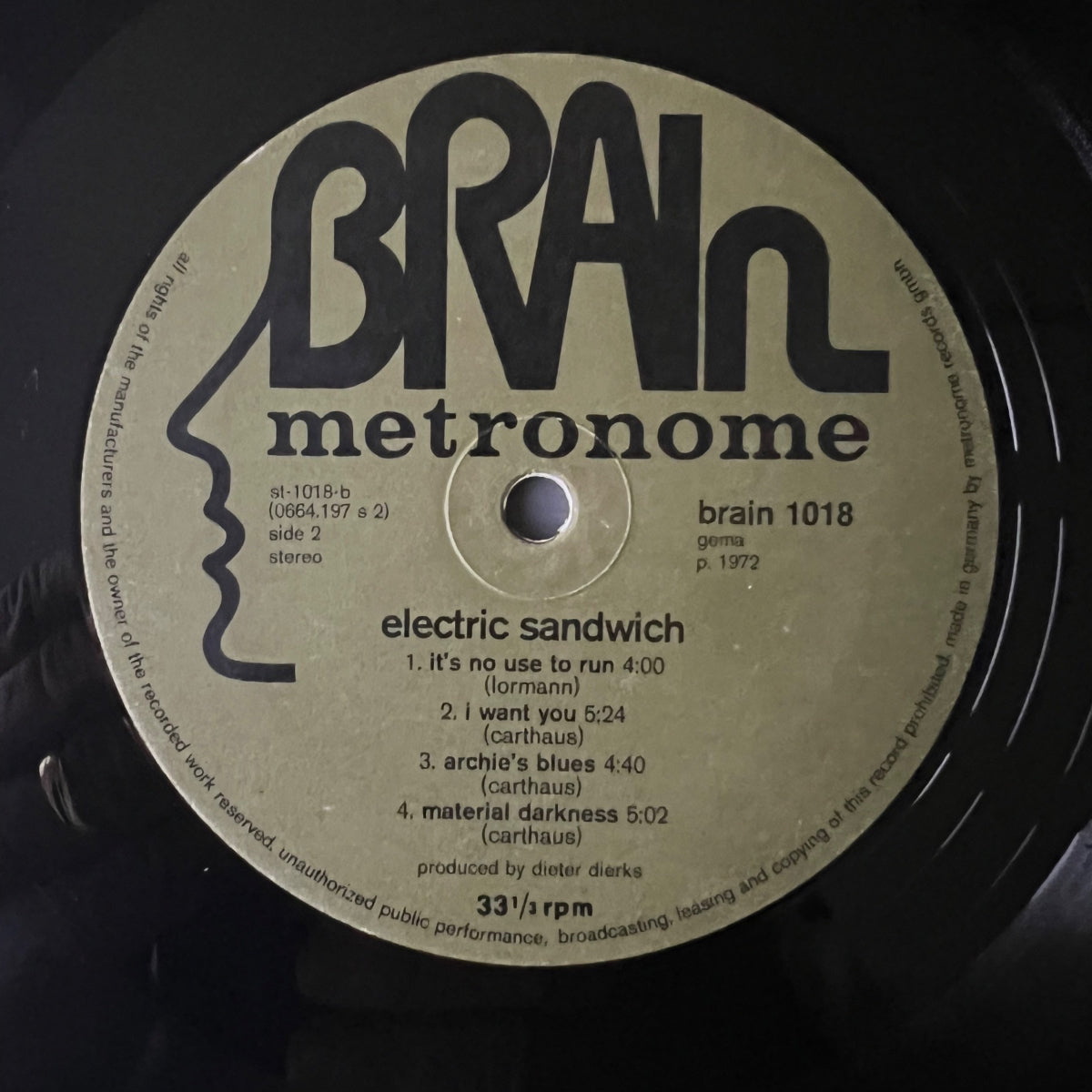 Electric Sandwich - Same / 1. D-Press. 1972 - (M-/M-)