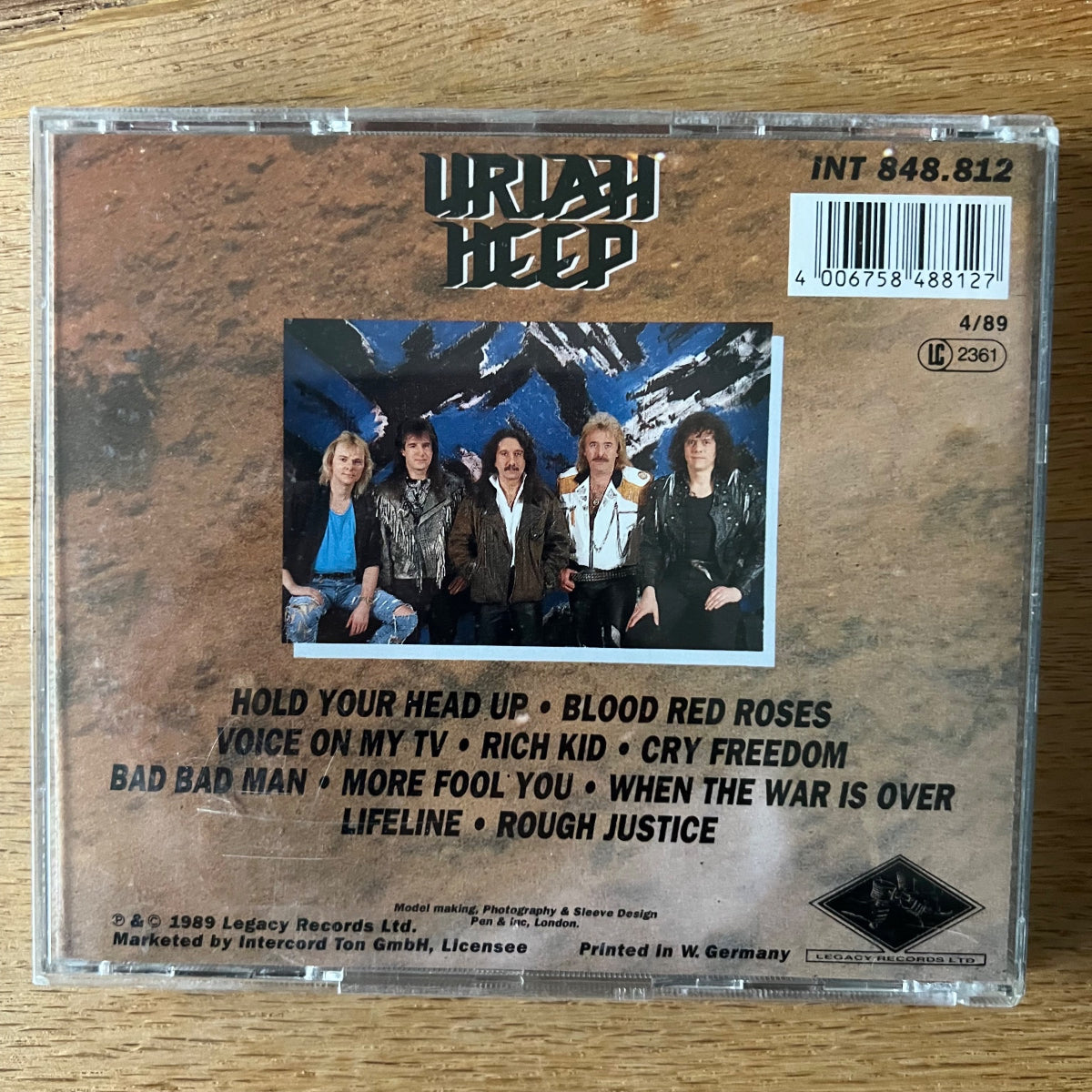 Uriah Heep - Raging Silence / CD - 1st D-Press. 1989 - (M-/M-)