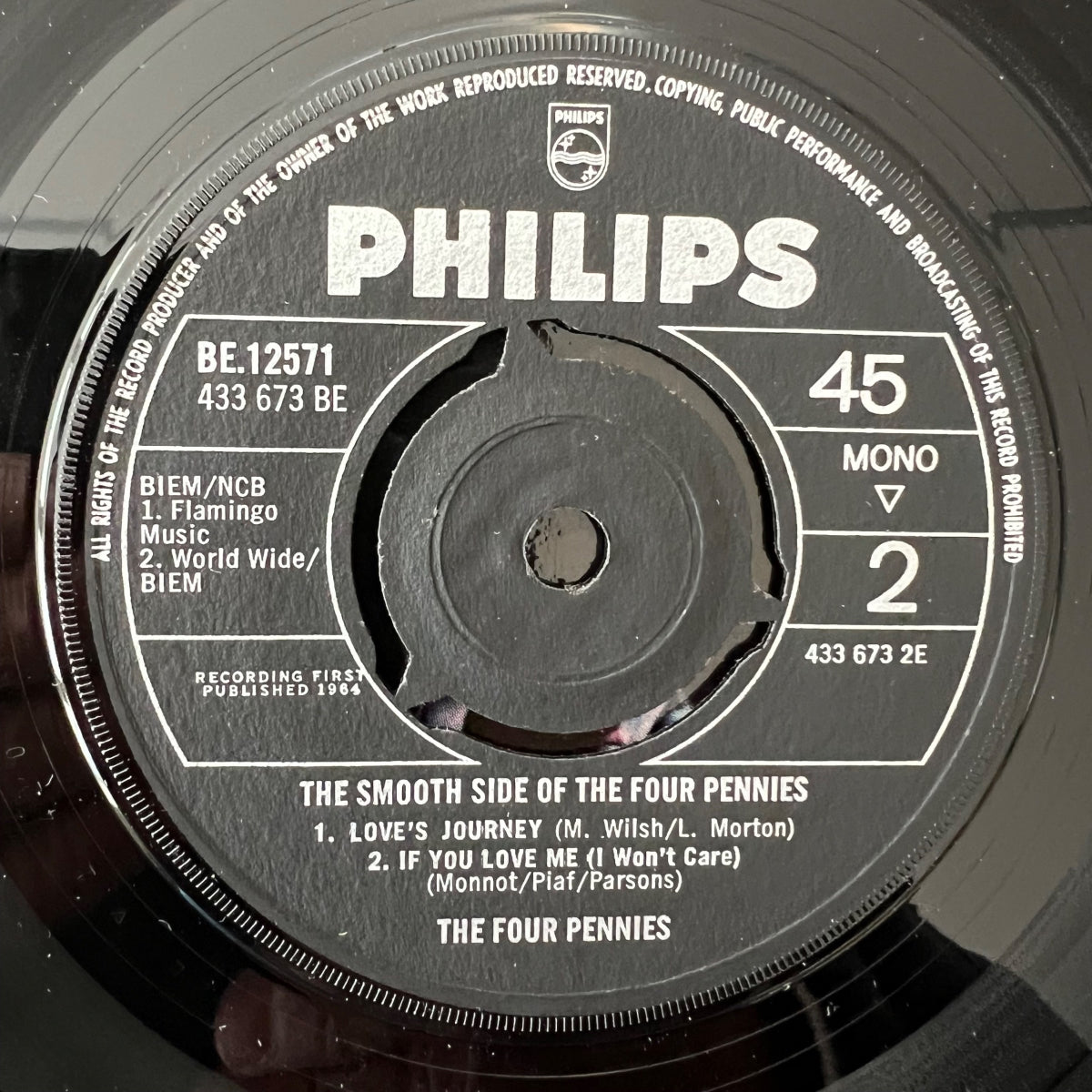 Four Pennies - The Smooth Side Of../ 4-Track EP - 1. UK-Press. 1964 - (M-/VG++)