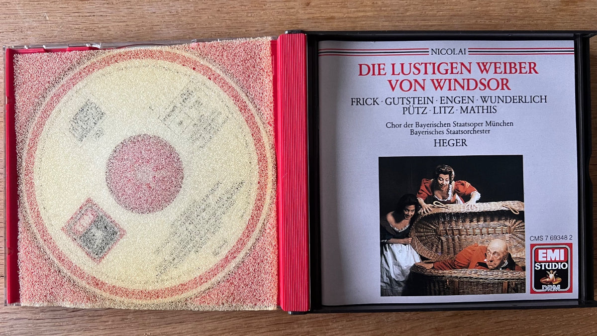 Nicolai - Die Lustigen Weiber von Windsor / 2 CD - 1. EU-Press. 1988 - (M-/M-)