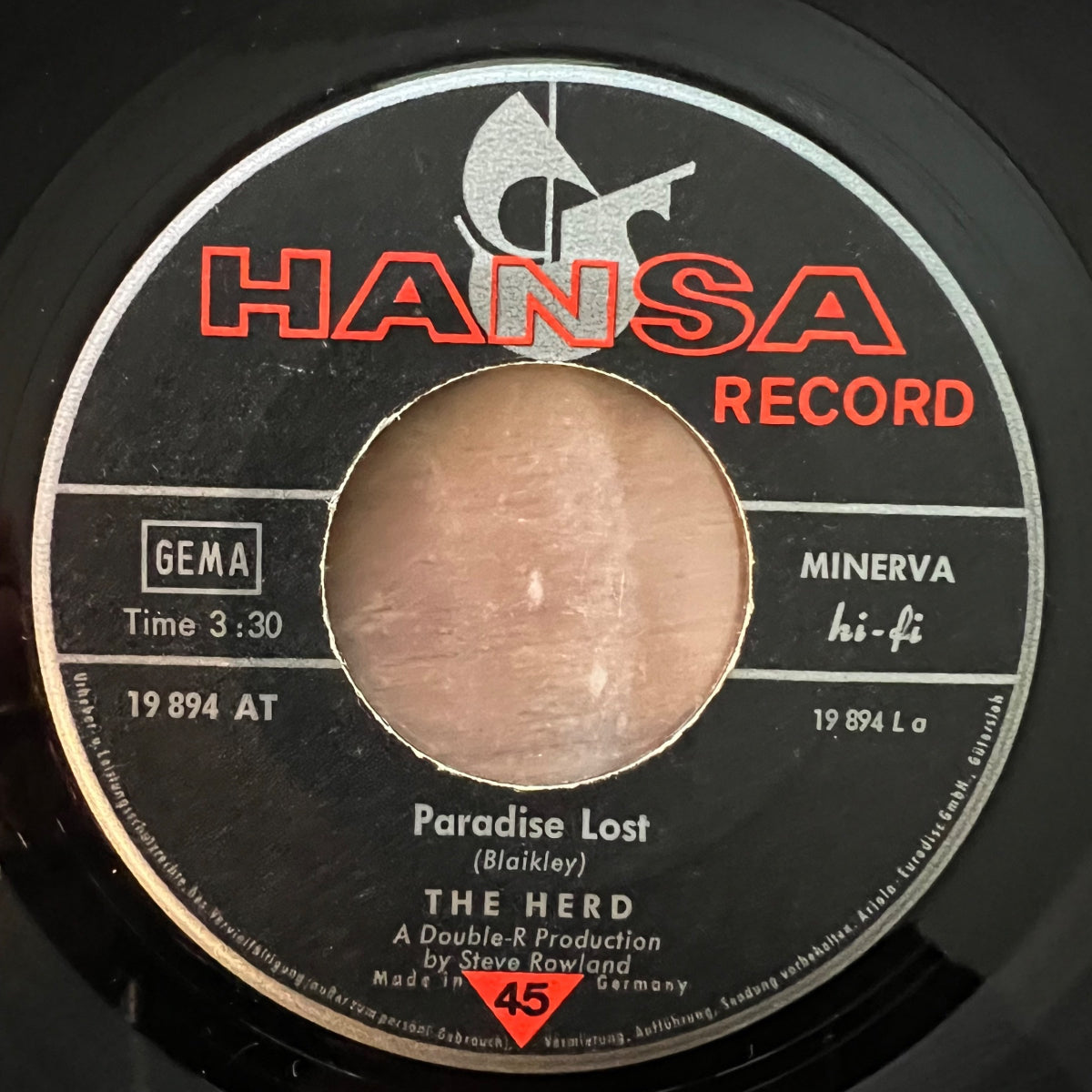 Herd - Paradise Lost / 1. D-Press. 1968 - (VG++/VG+)