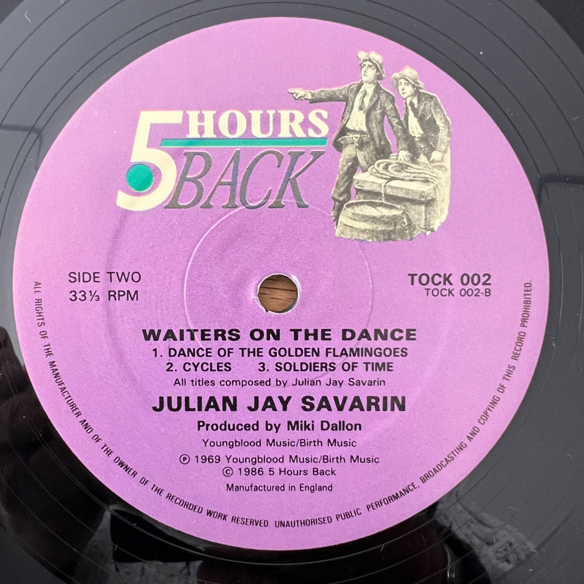 Julian Jay Savarin -Waiters on The Dance / UK-Press. 1986 - (M-/M-)