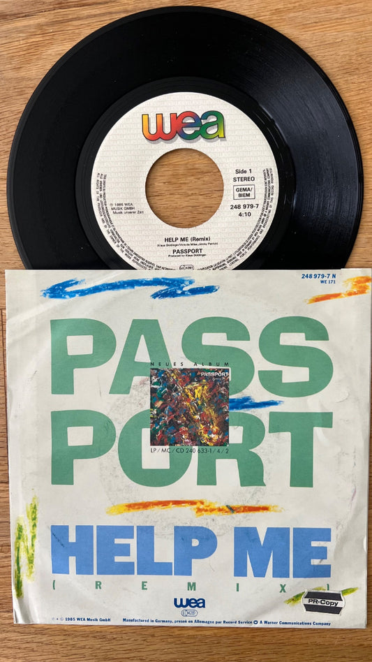 Passport - Help Me / 1. D-Press. 1985 - (M-/VG+)