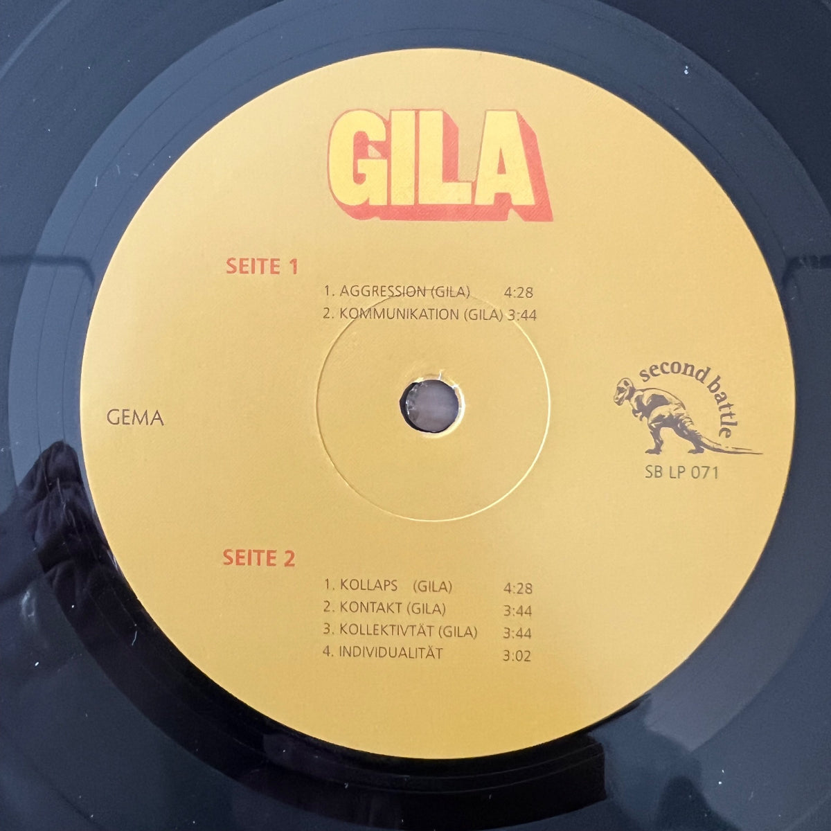 Gila - Same / D-Press. 2008 - Incl. Poster & Booklet - (Mint)