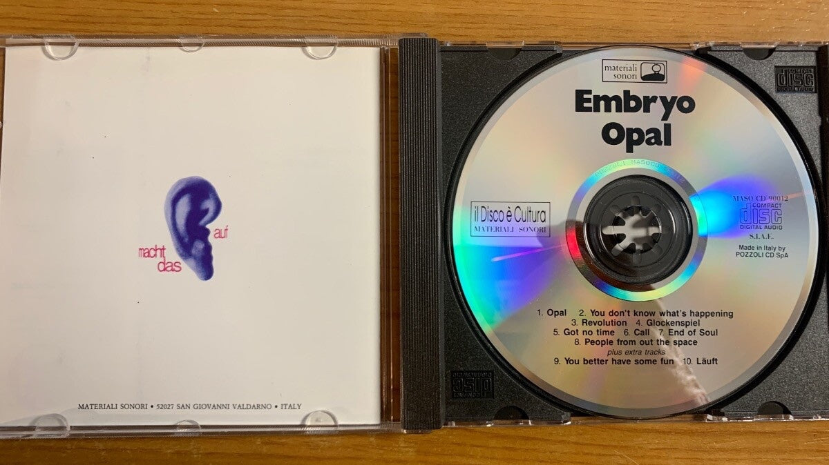 Embryo - Opal // CD - 1. Italy-Press. on CD 1992 - (M-/M-)