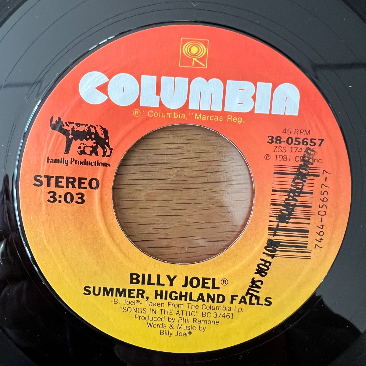 Billy Joel - The Night Is Still Young / 1st US Press. 1985 - (M-/M-)