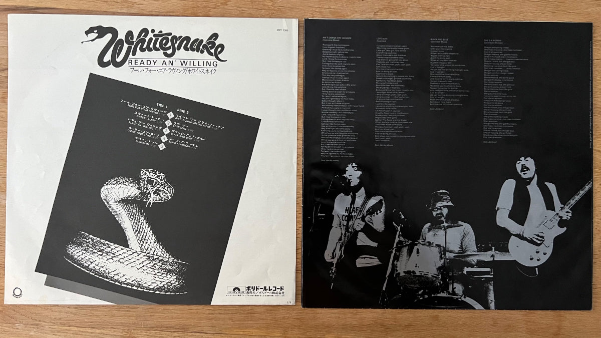 Whitesnake - Ready An' Willing / 1. Japan-Press. 1980 - (M-/M-)