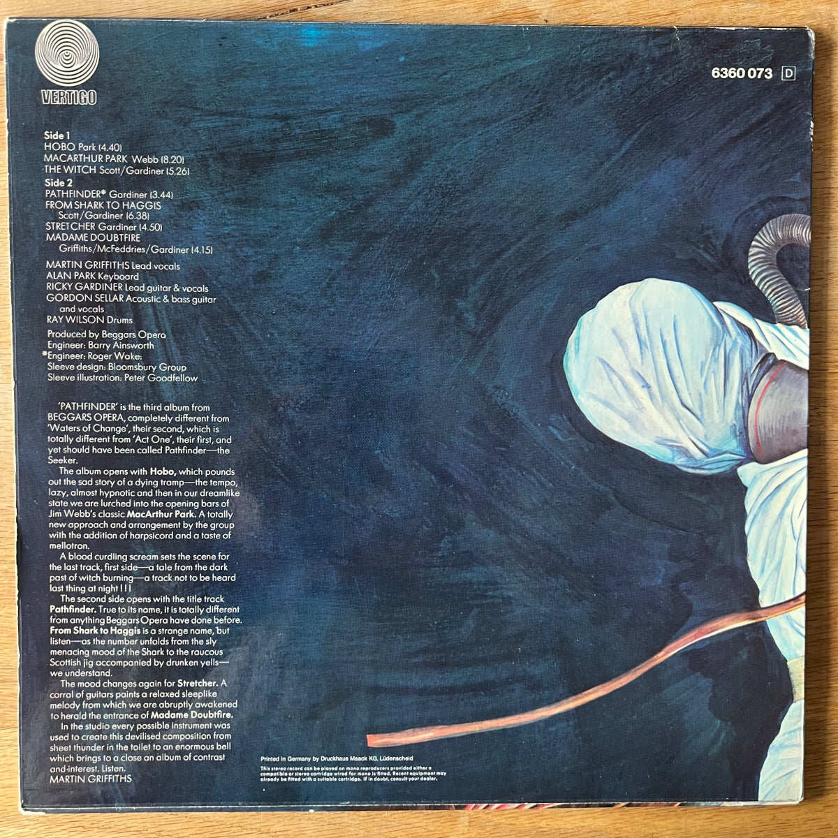 Beggars Opera - Pathfinder / 1. Press. 1972 inkl. Poster - (VG++/VG++)