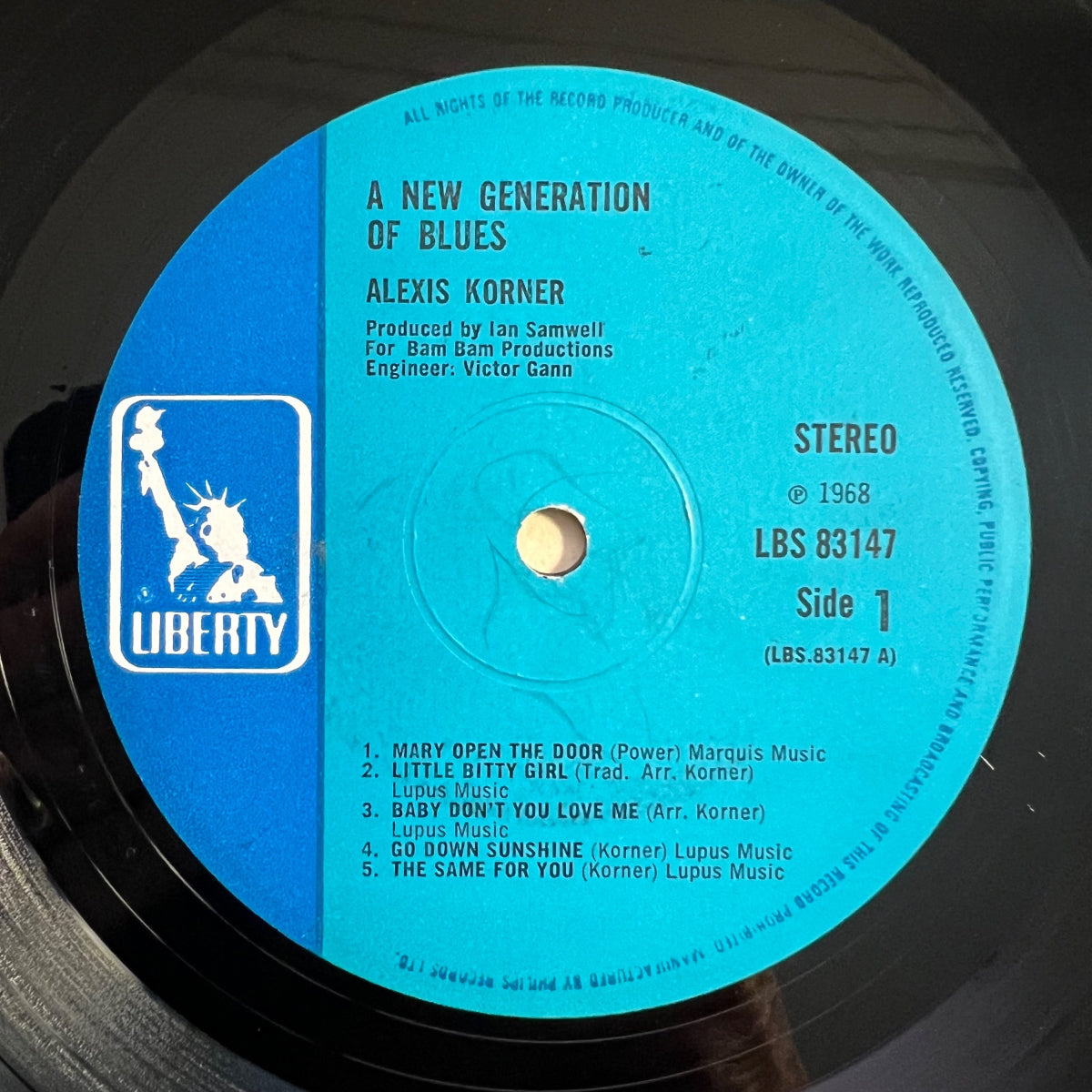 Alexis Korner - A New Generation Of Blues / 1. UK-Press. 1968 - (VG++/VG++)
