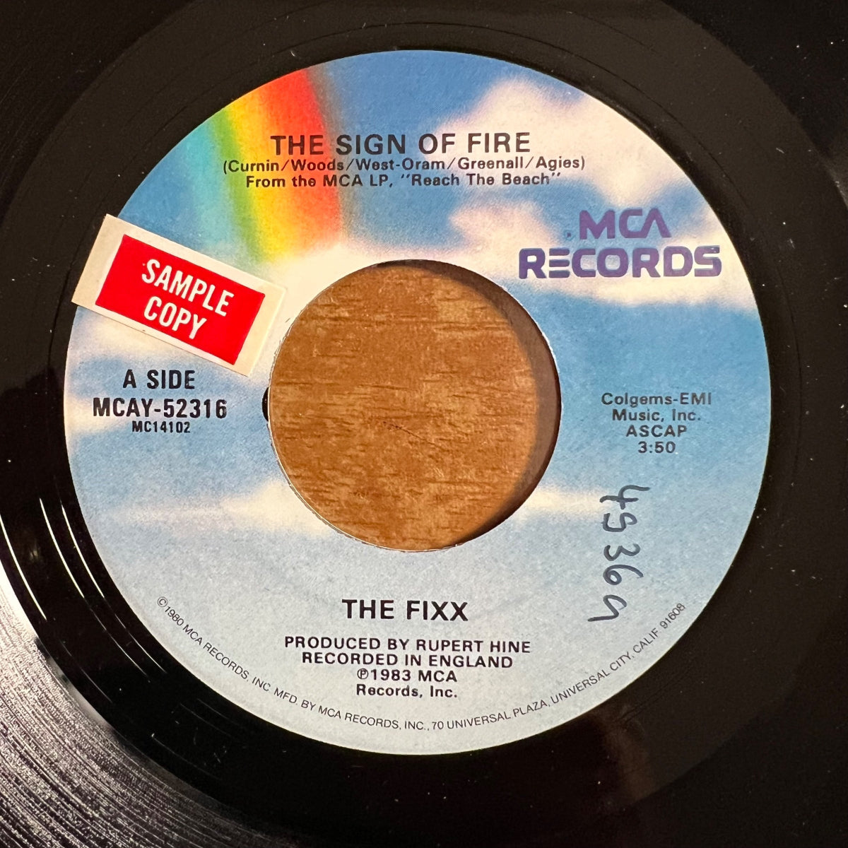 Fixx - The Sign Of Fire / 1. US-.Press. 1983 - (M-/M-)