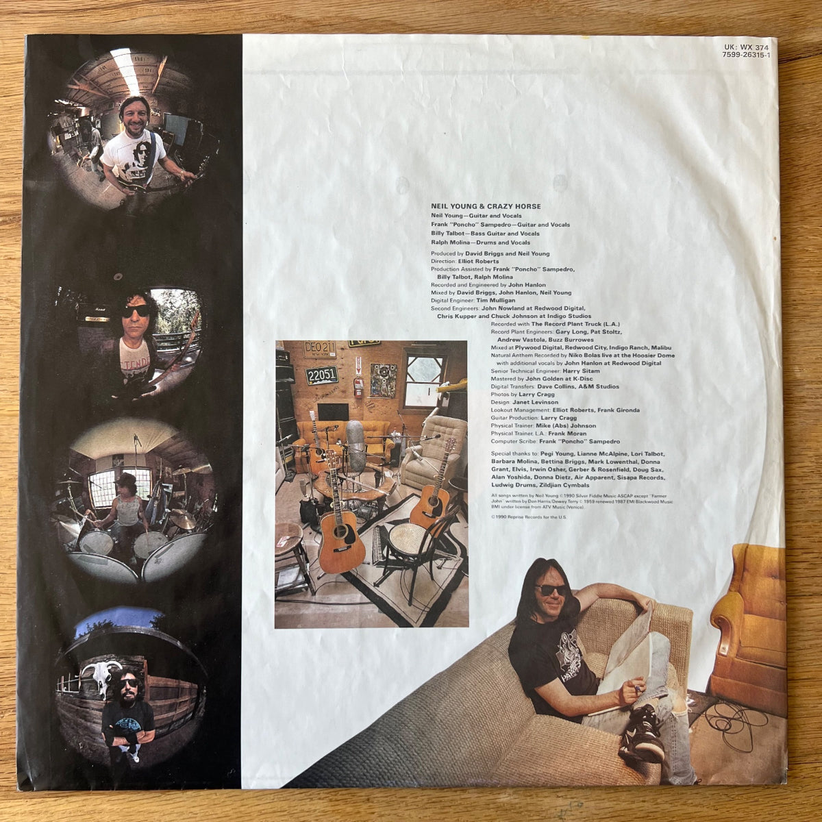 Neil Young & Crazy Horse - Ragged Glory / 1. EU-Press. 1990 - (M-/M-)