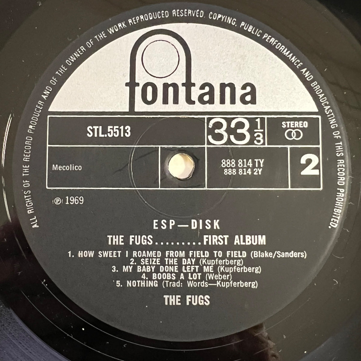 Fugs - The Fugs First Album / 1. UK-Press. 1969 - (M-/VG++)