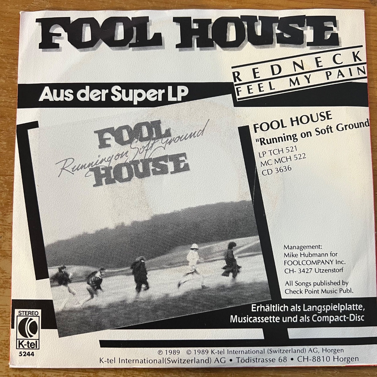 Fool House - Redneck / 1. Swiss-Press. 1989 - (M-/VG++)