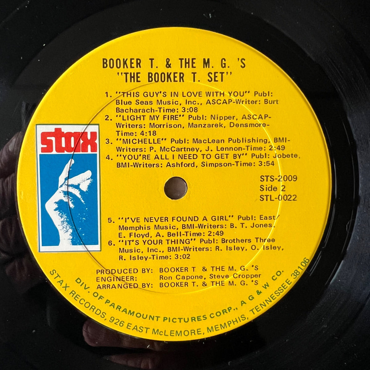 Booker T. & The M.G.'s - The Booker T.Set / 1.US-Press. 1969