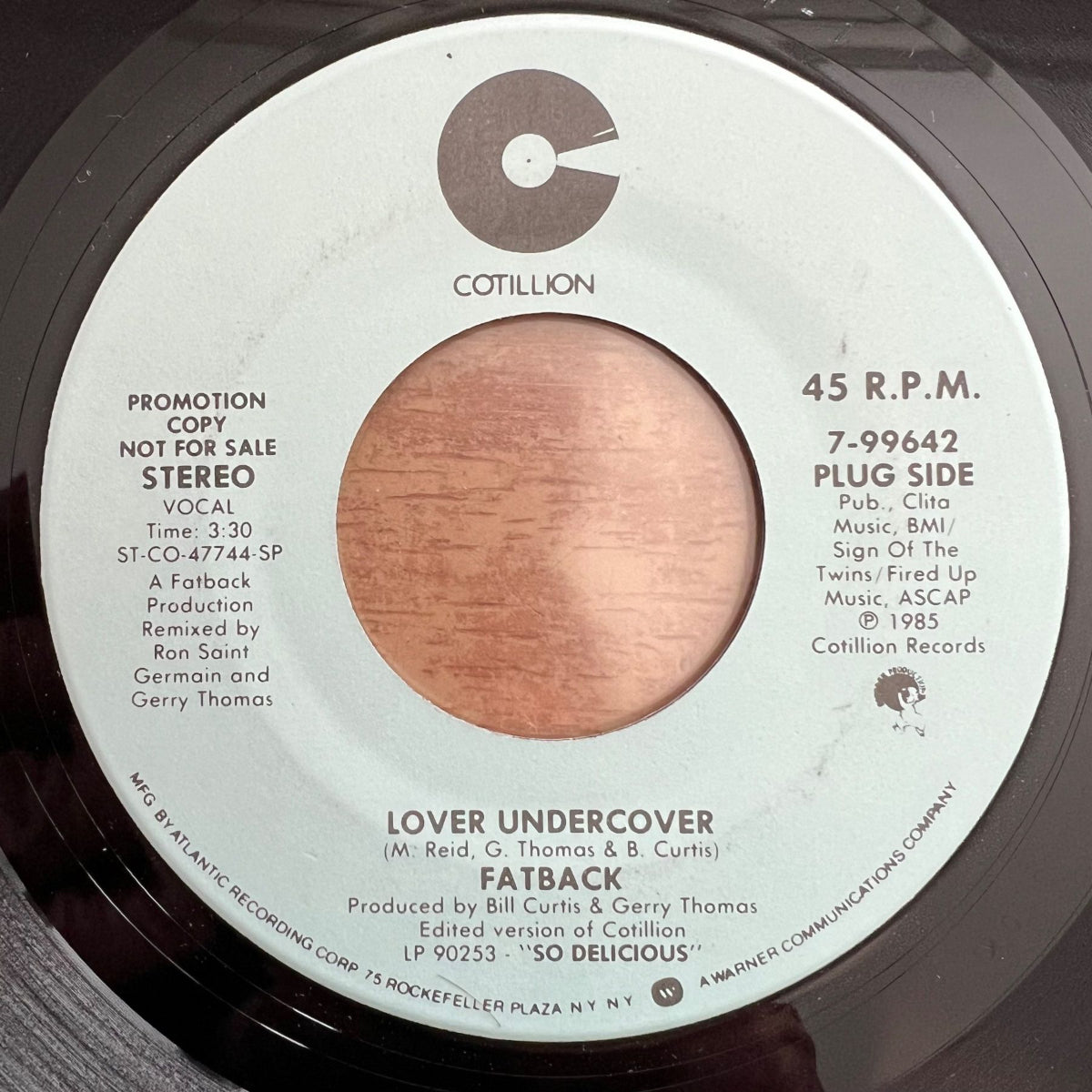 Fatback - Lover Undercover / US-Promo 1985 - (M-/Neutral)