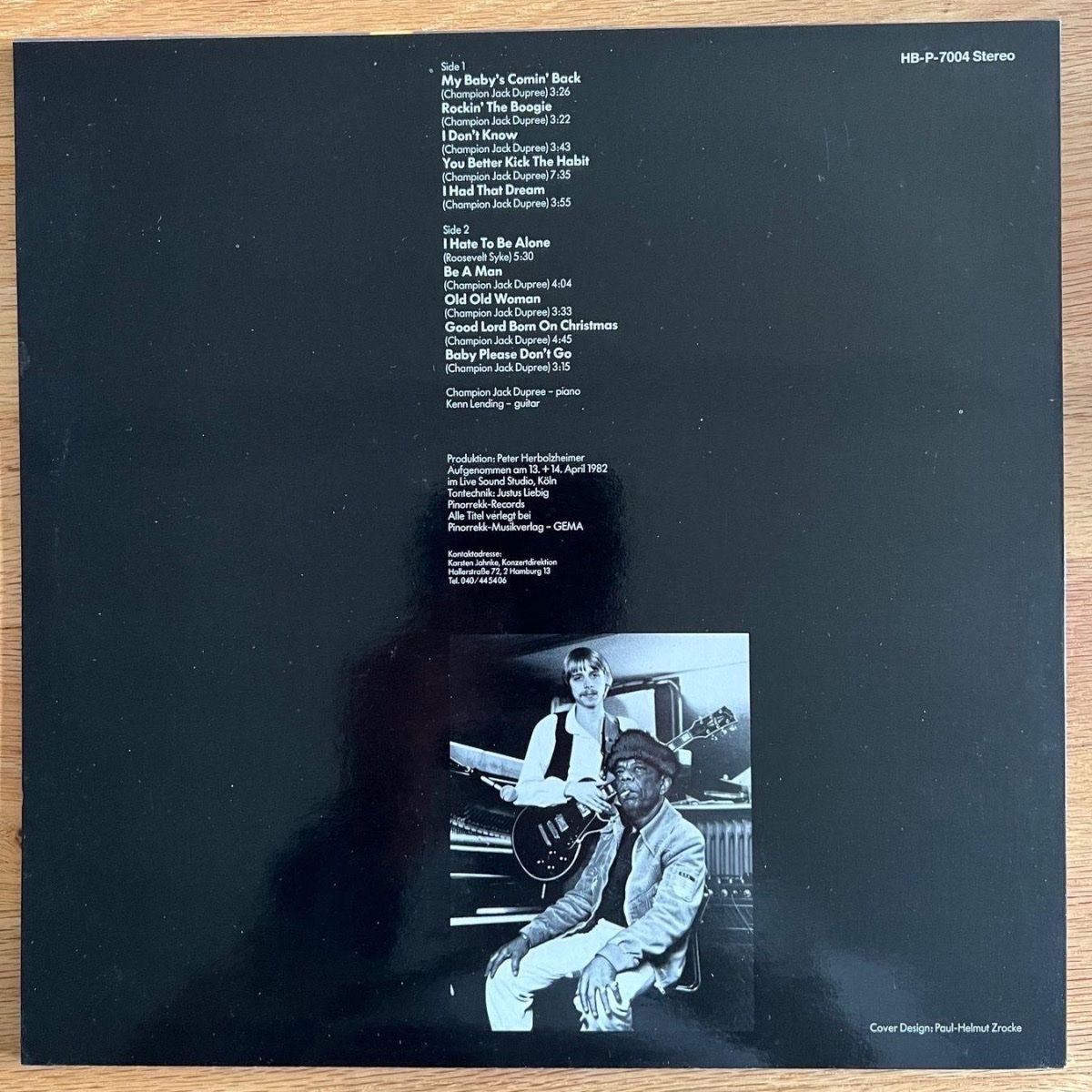 Champion Jack Dupree - I Had That Dream / 1. D-Press. 1982 - Cover signed - (M-/M-)