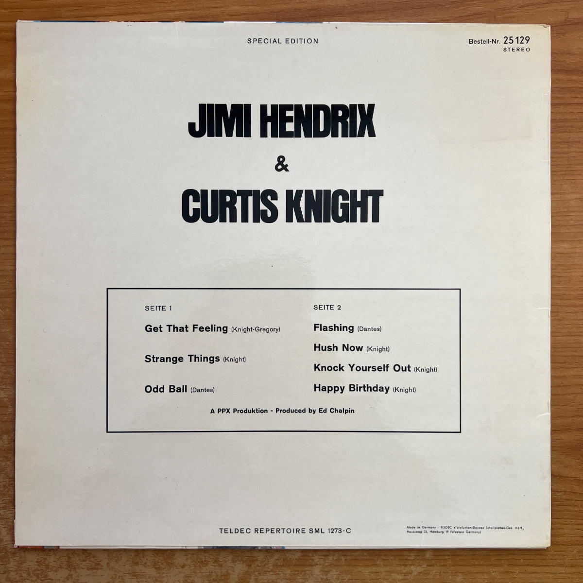 Jimi Hendrix & Curtis Knight - Same / 1. Swiss-Press. 197? - (M-/M-)