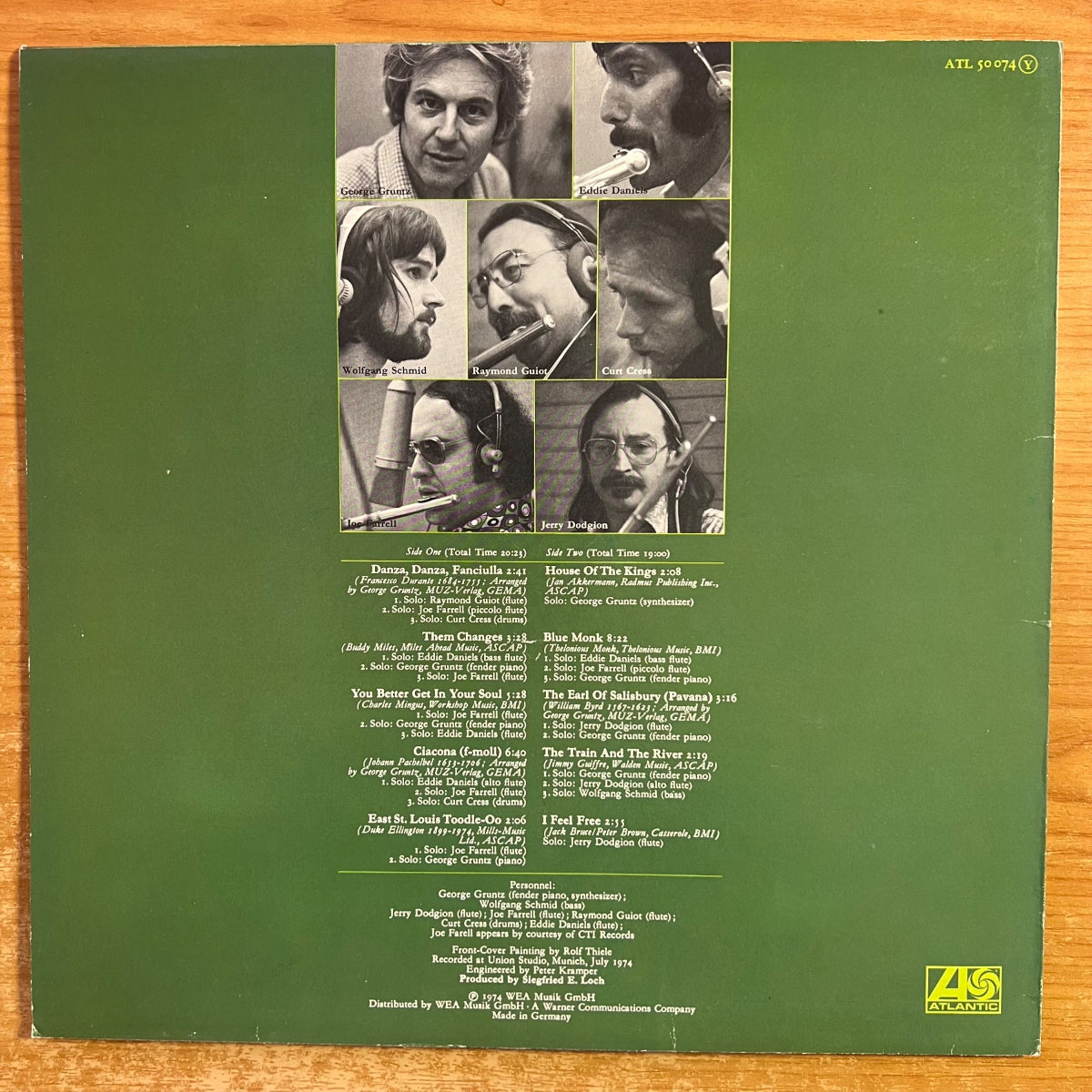 George Gruntz - Eternal Baroque / 1. D-Press. 1974 - (M-/VG++)