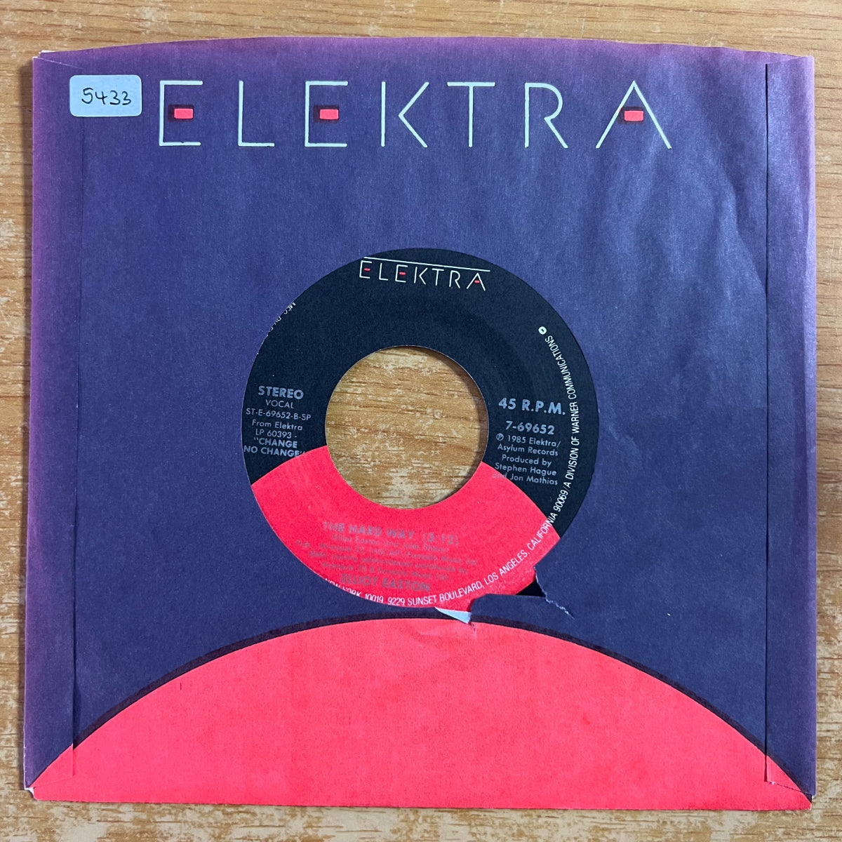 Elliot Easton - (Wearing Down) Like A Wheel / 1. US-Press. 1985 - (M-/M-)