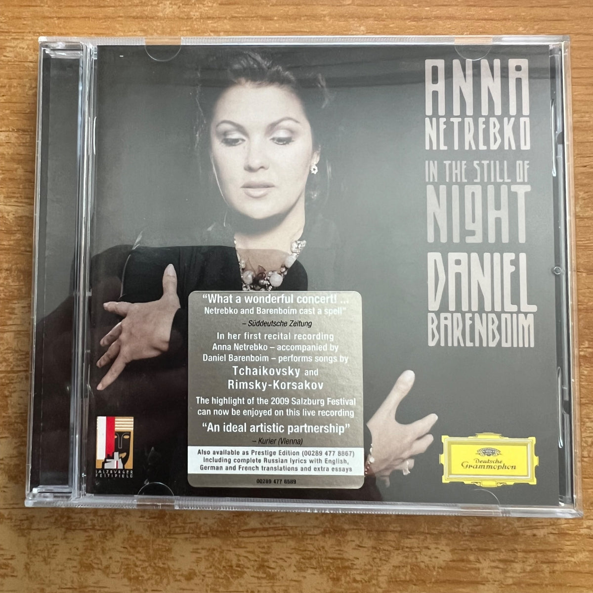 Anna Netrebko, Daniel Barenboim - In The Still Of Night / CD - 1. EU-Press. 2010 - (M-/M-)