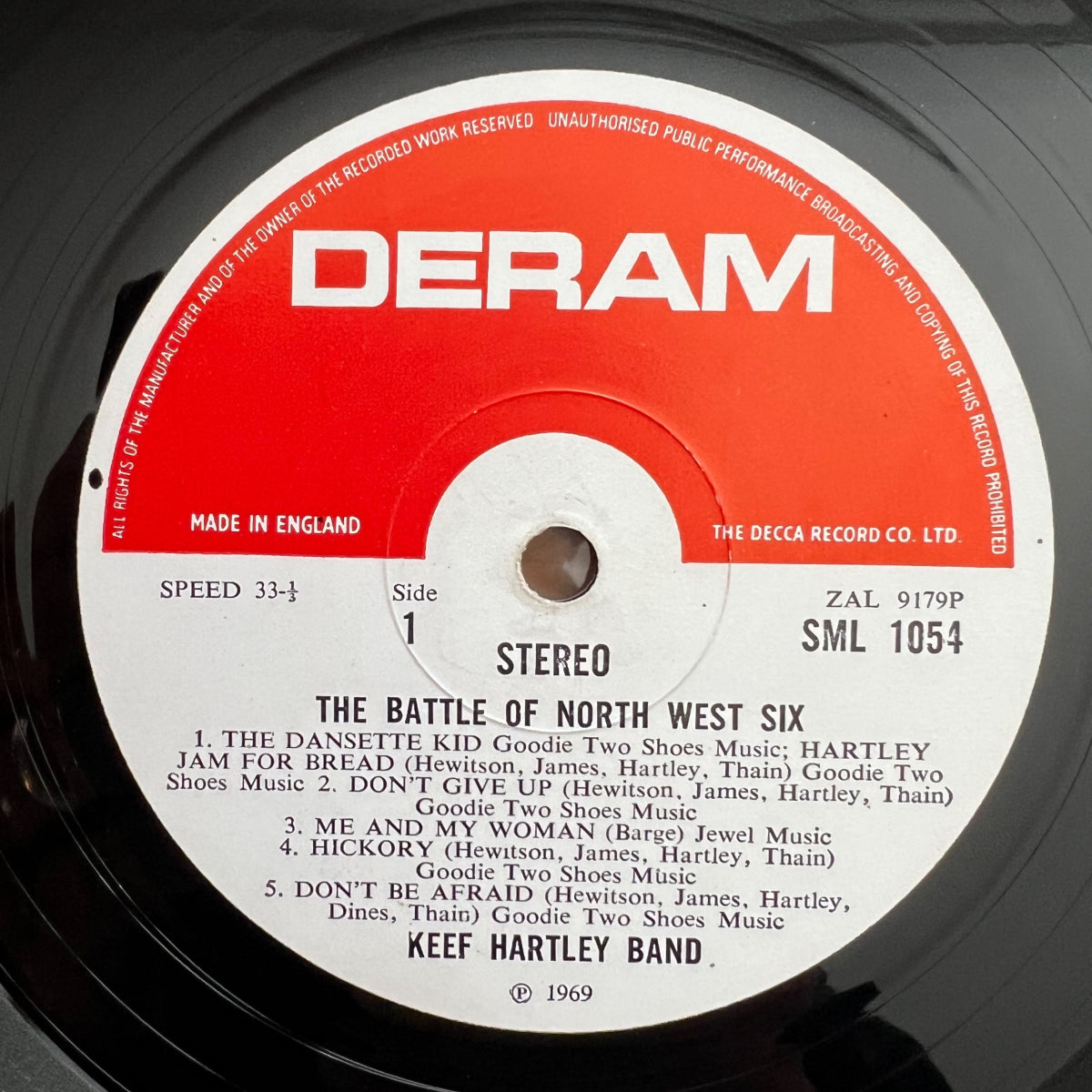 Keef Hartley Band - The Battle Of North West Six / 1. UK-Press. 1969 - (VG++/VG++)