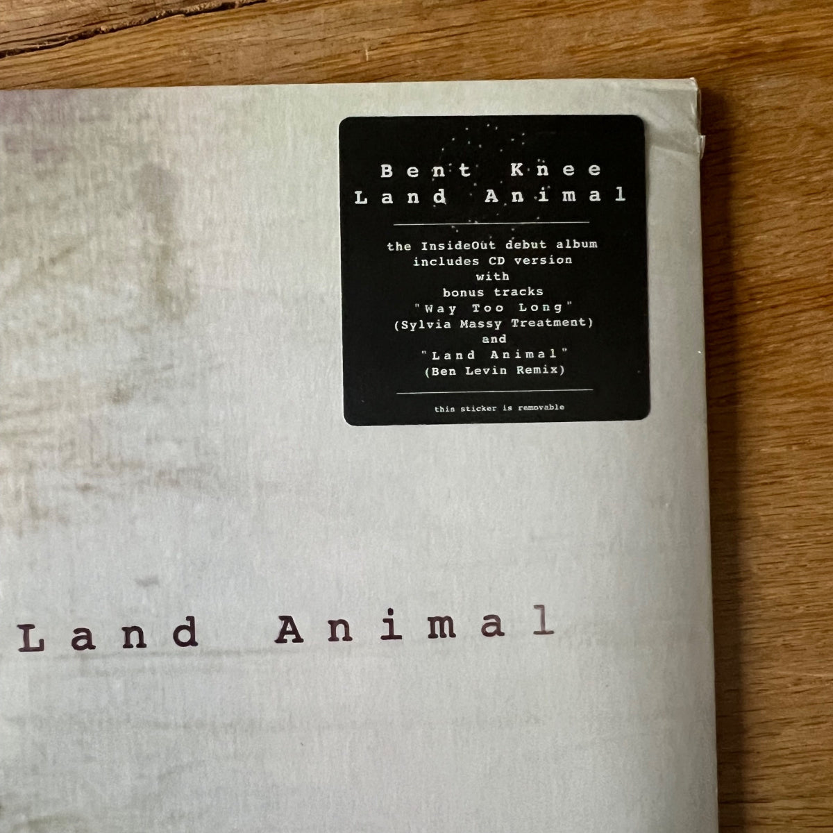 Bent Knee - Land Animal / 1ère édition D-Press. 2017 - (Neuf et sous blister)