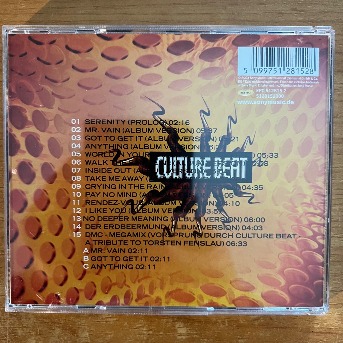 Culture Beat - Best Of.. / CD - 1. D-Press. 2003 - (M-/M-)